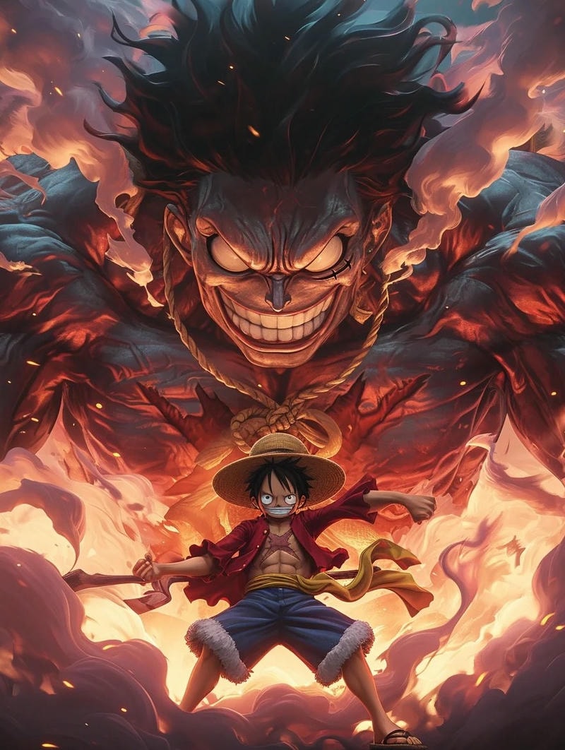 hình ảnh anime luffy 4k