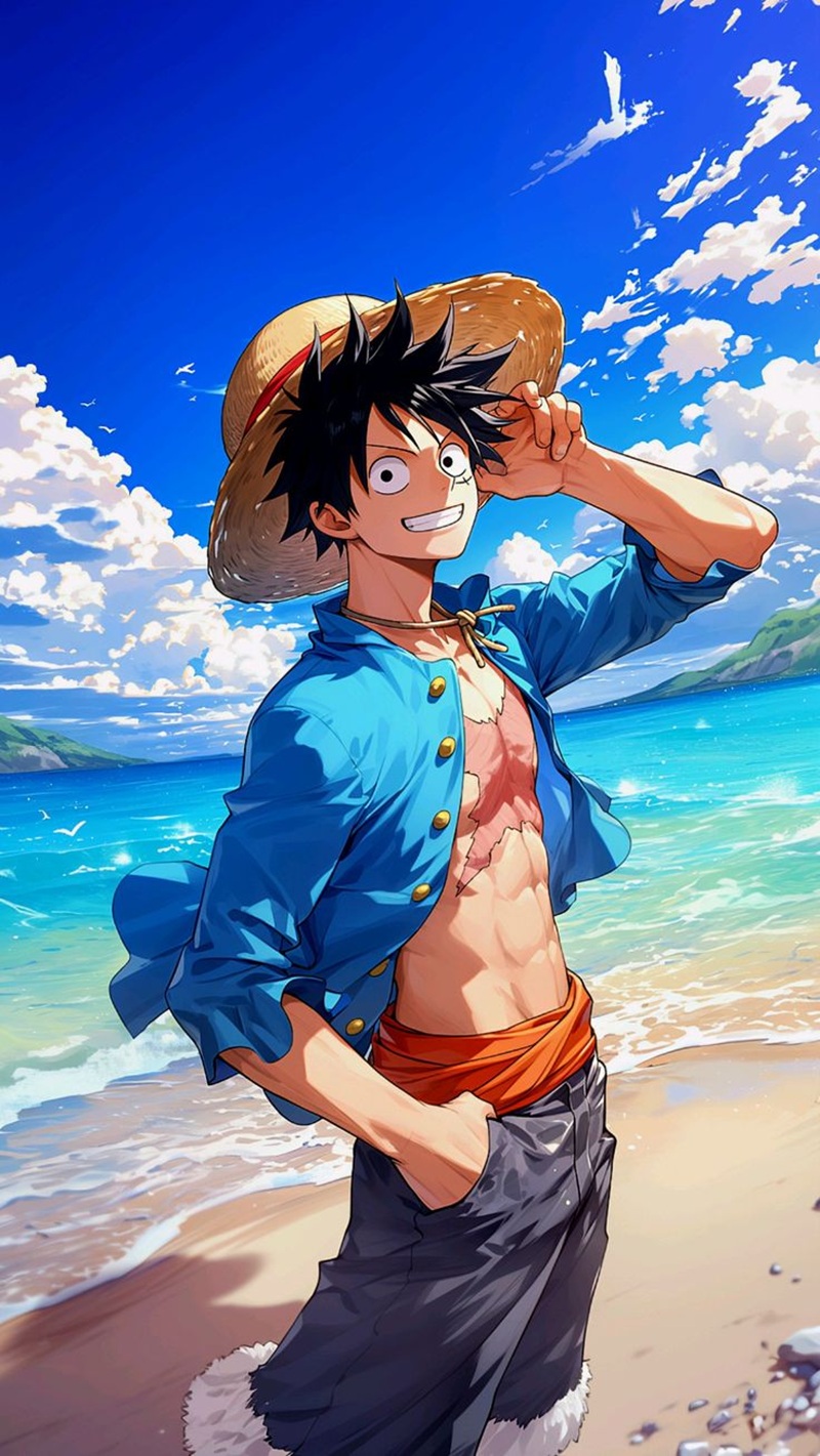 hình ảnh anime luffy đẹp