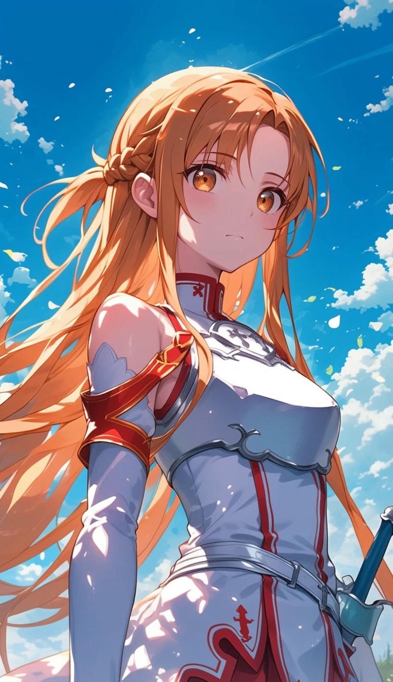 hình ảnh asuna yuuki anime đẹp