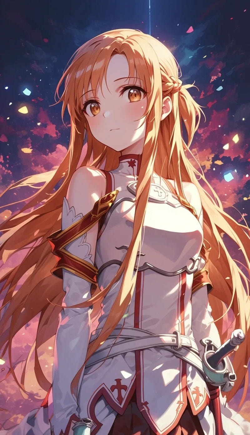 hình ảnh asuna yuuki hd anime