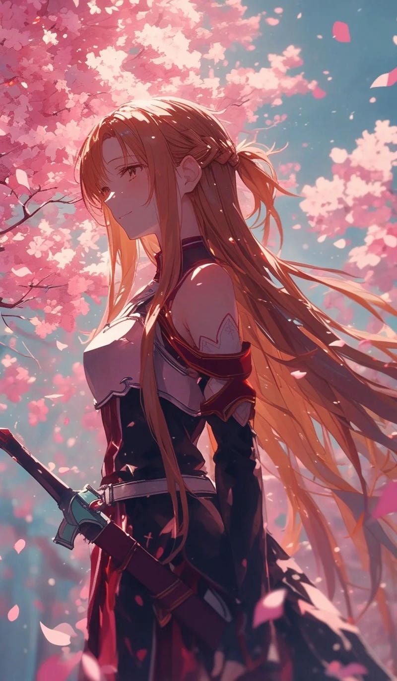 hình ảnh asuna yuuki hình nền 4k