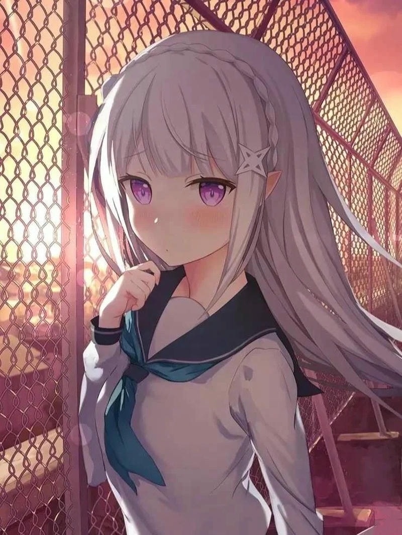 hình ảnh emilia 4k