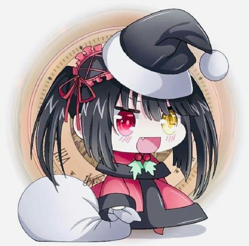 hình ảnh kurumi tokisaki chibi siêu cute