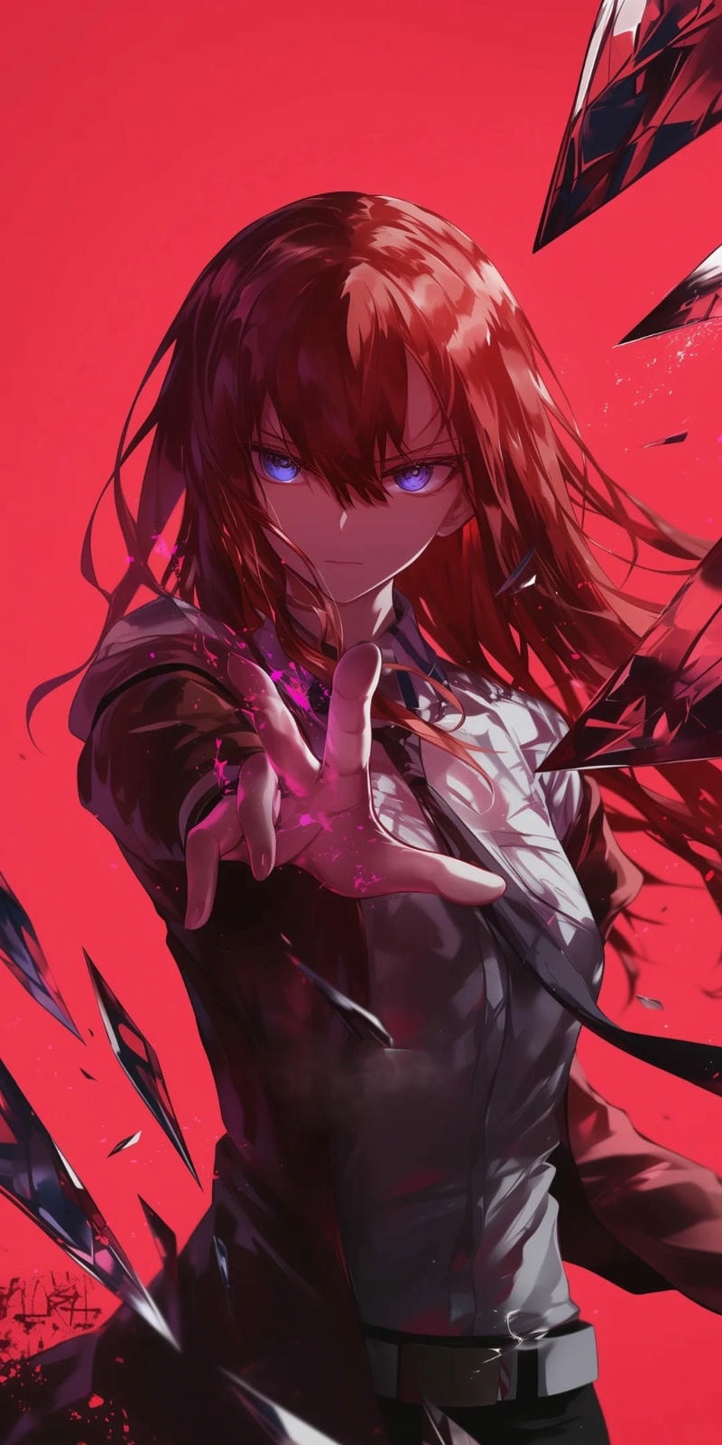 hình ảnh makise kurisu cool ngầu