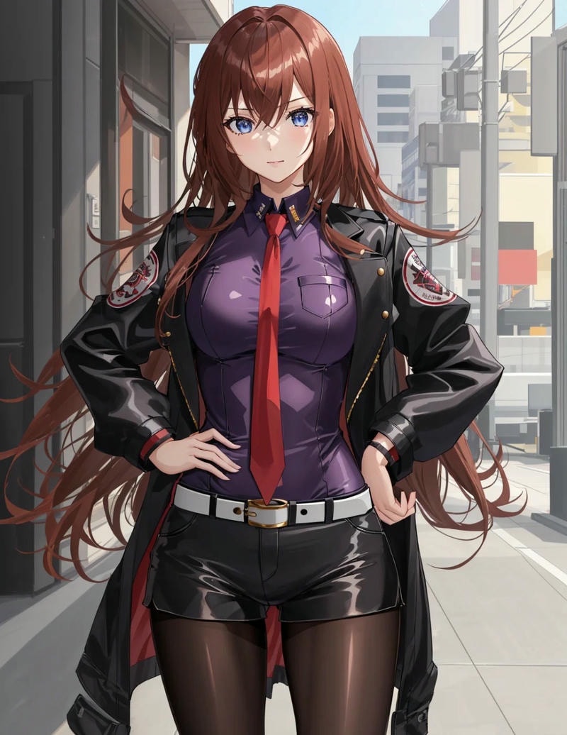 hình ảnh makise kurisu ngầu hd