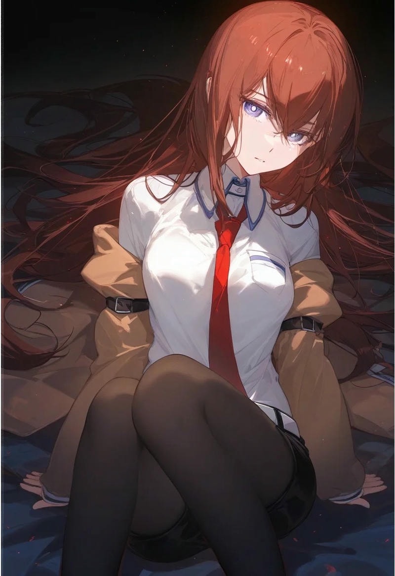 hình ảnh makise kurisu siêu dễ thương