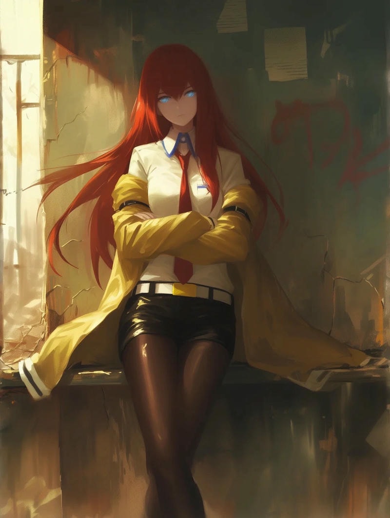 hình ảnh makise kurisu xinh