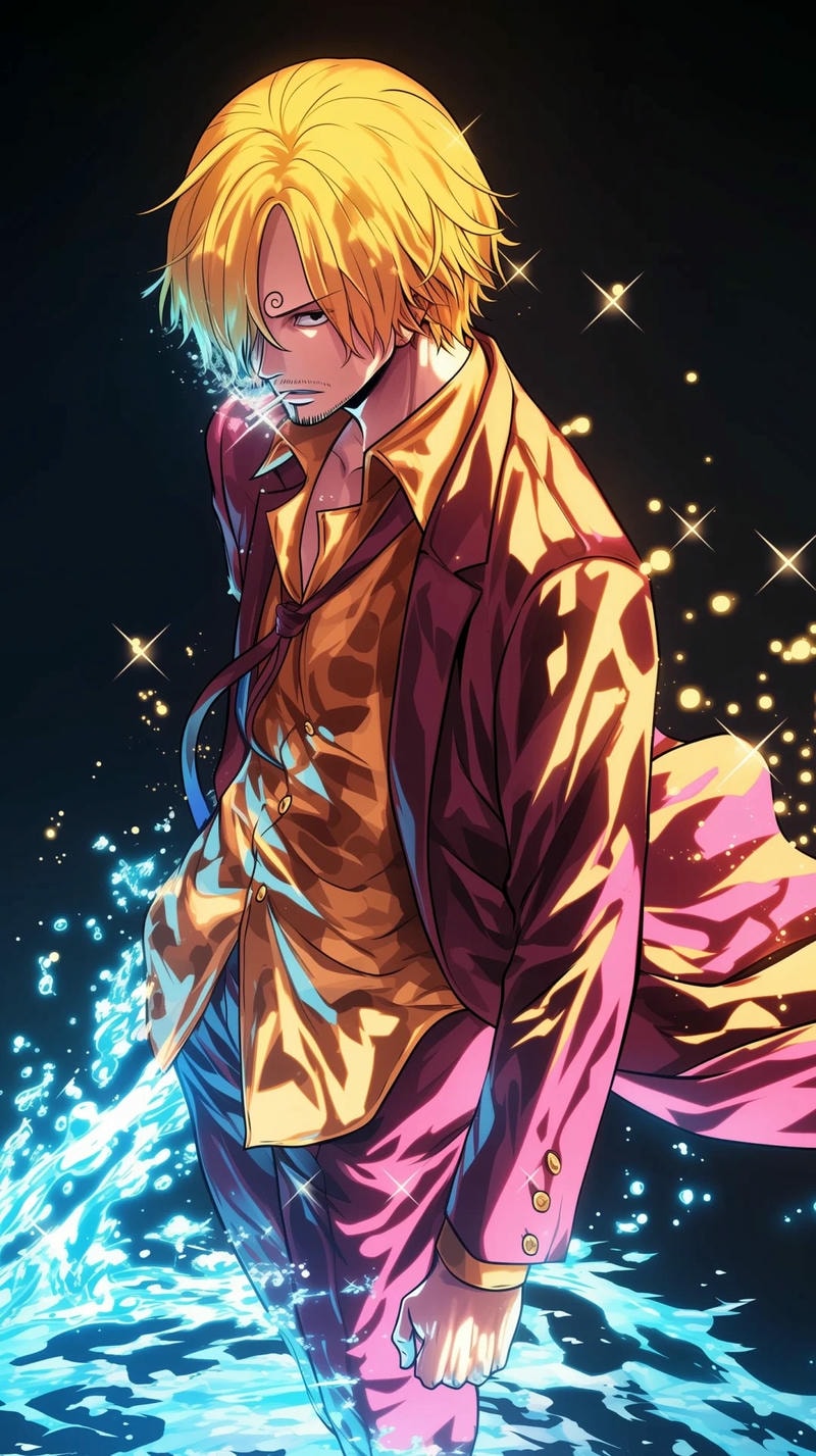 hình ảnh sanji chân đen