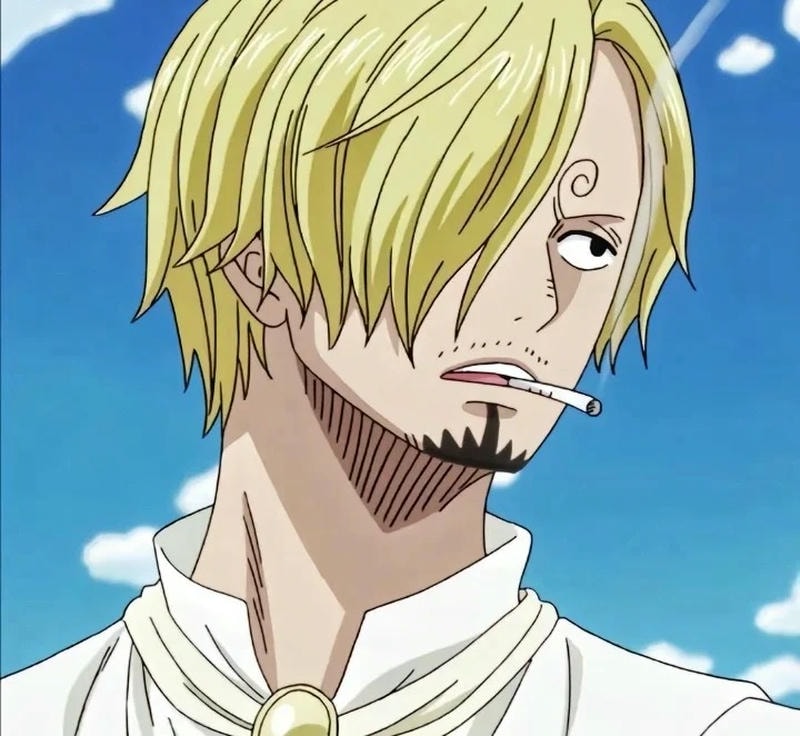 hình ảnh sanji lông mày xoăn