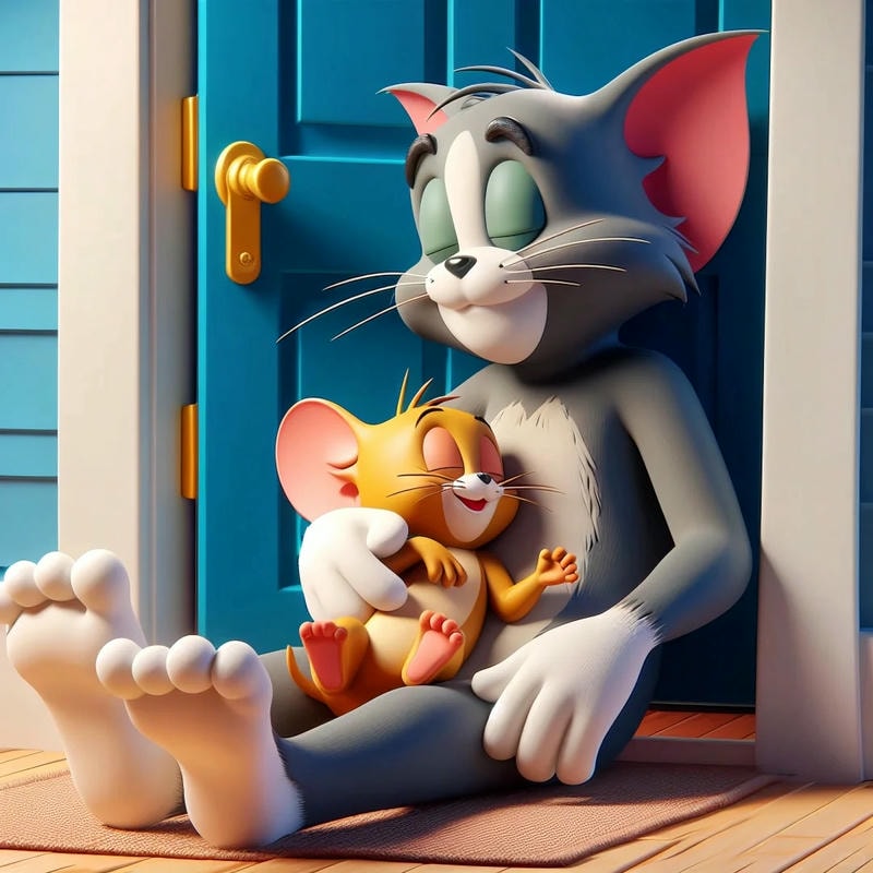 hình ảnh tom và jerry HD siêu cute đáng yêu