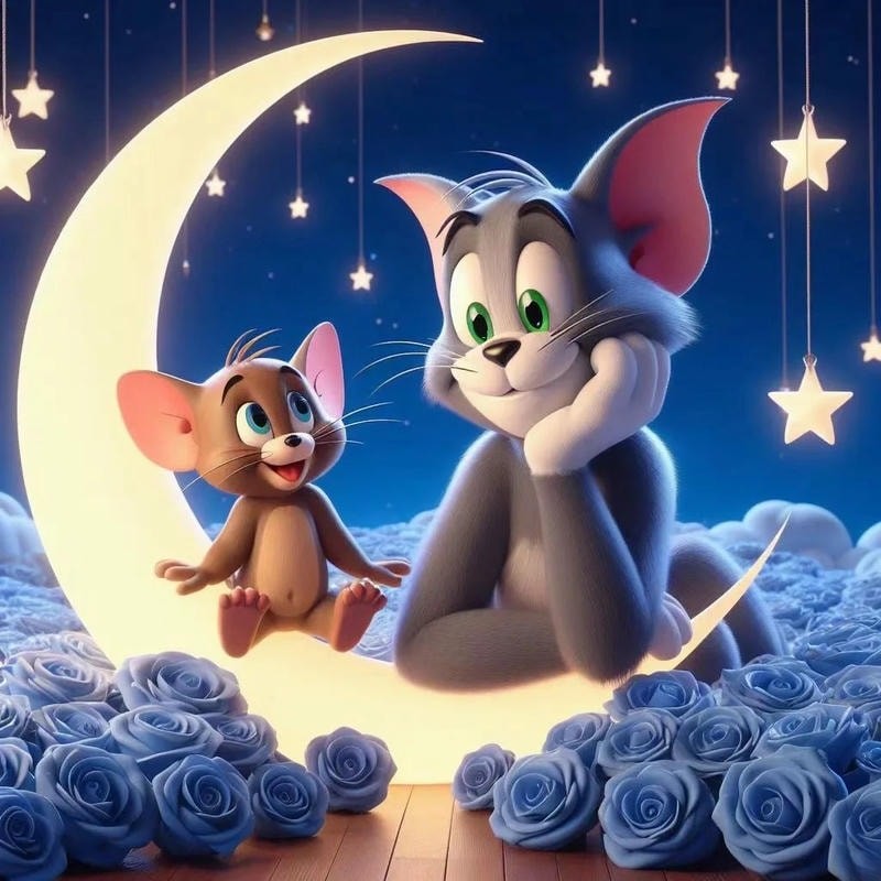 hình ảnh tom và jerry HD siêu cute