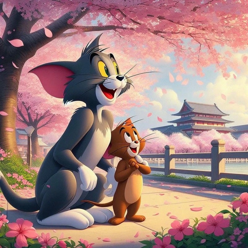 hình ảnh tom và jerry siêu đáng yêu