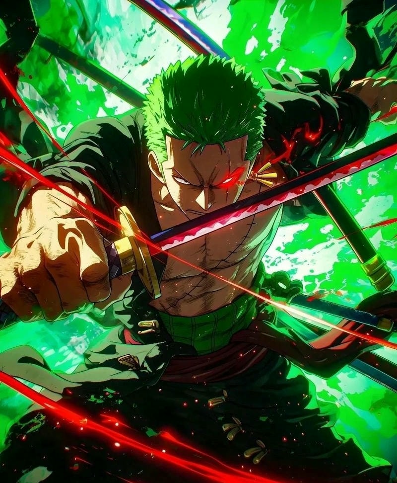 hình ảnh zoro đầu tảo