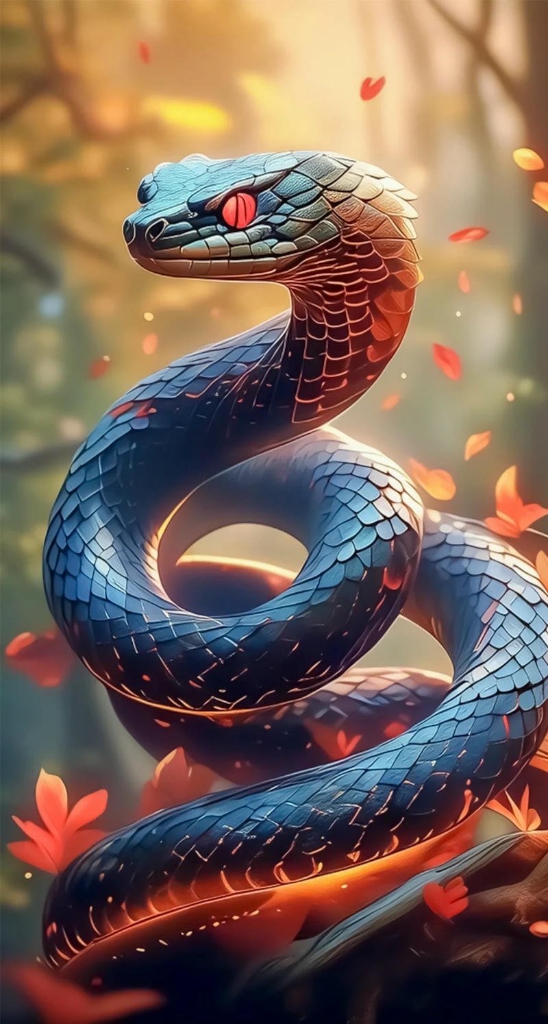 hình con rắn đẹp