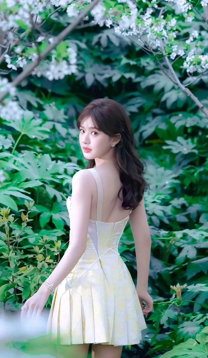 hình gái xinh quay lưng dễ thương