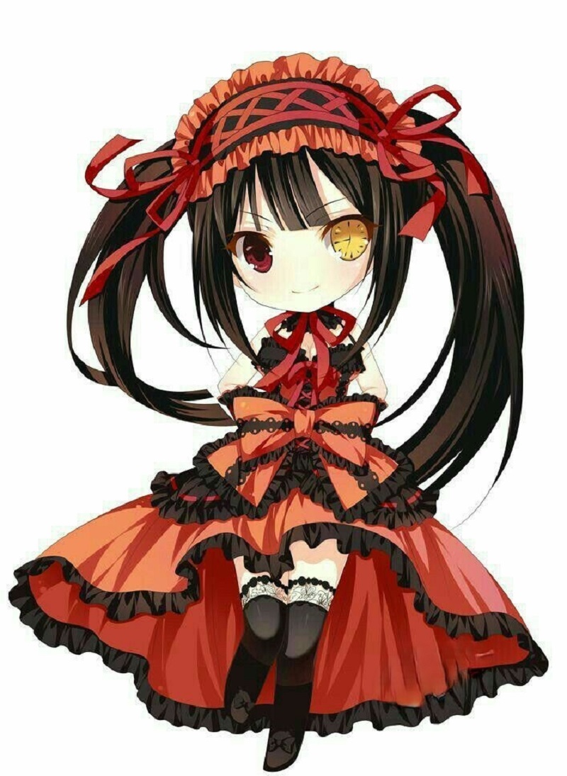 hình kurumi tokisaki chibi