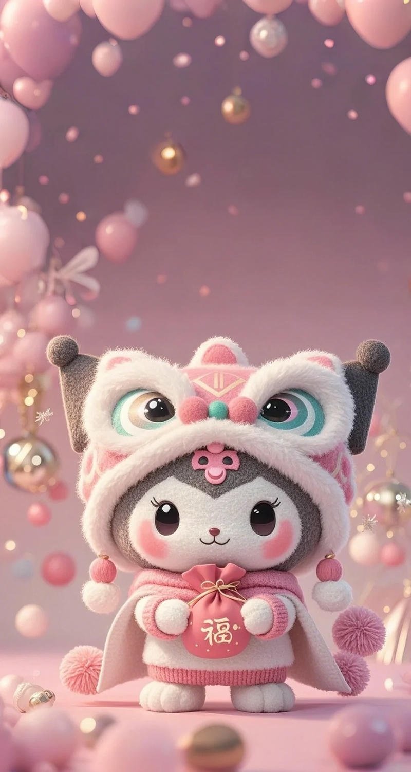 hình nền máy tính kuromi