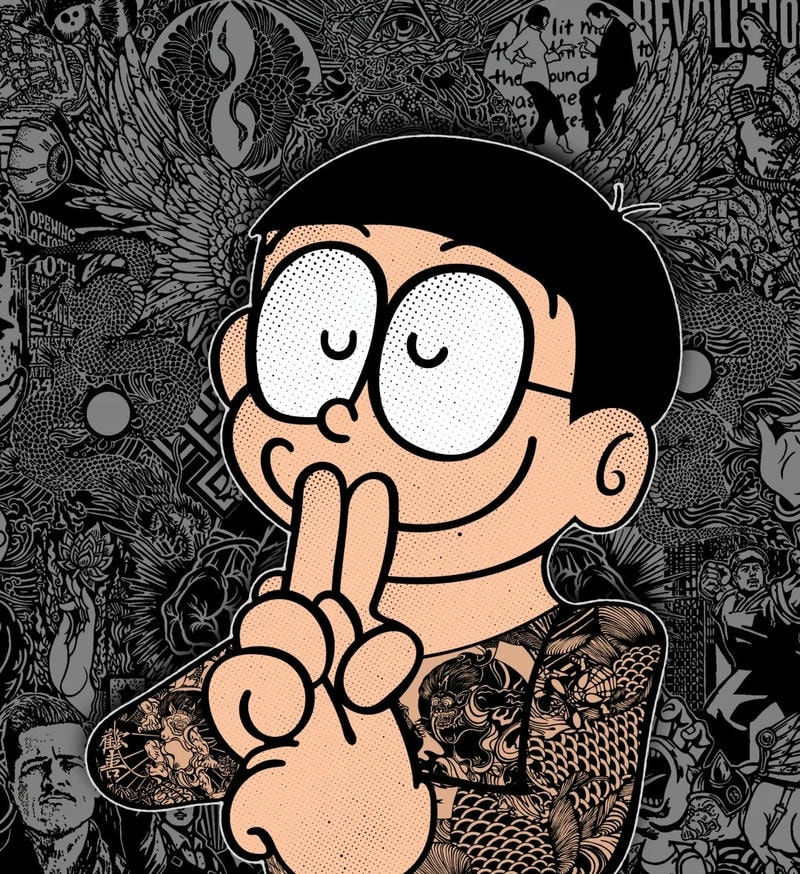 hình nền nobita cool ngầu