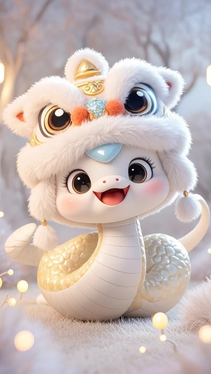 hình nền rắn cute