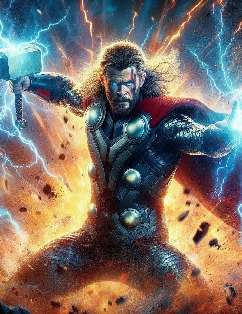 hình nền thor ngầu