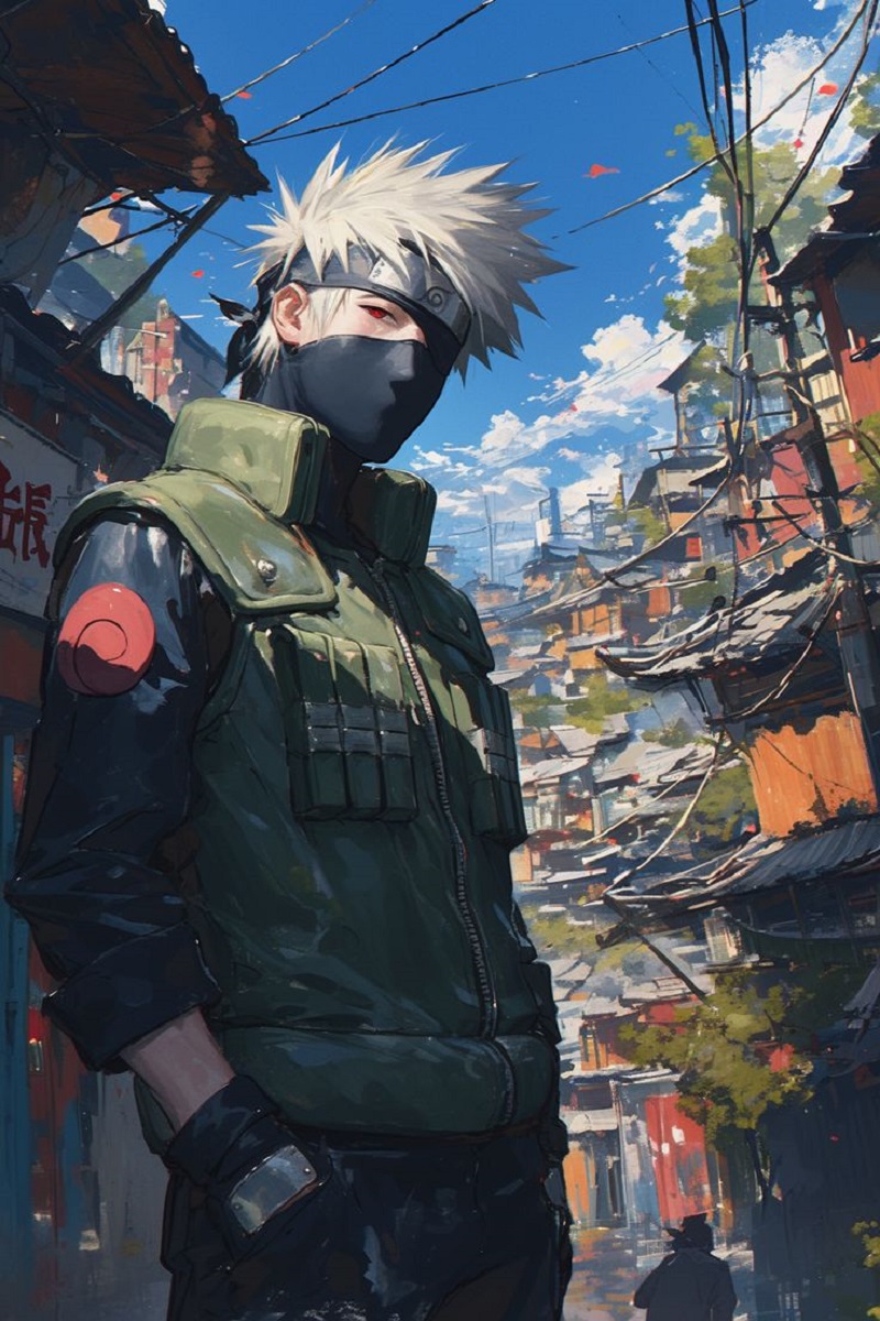 hình ninja ngầu kakashi