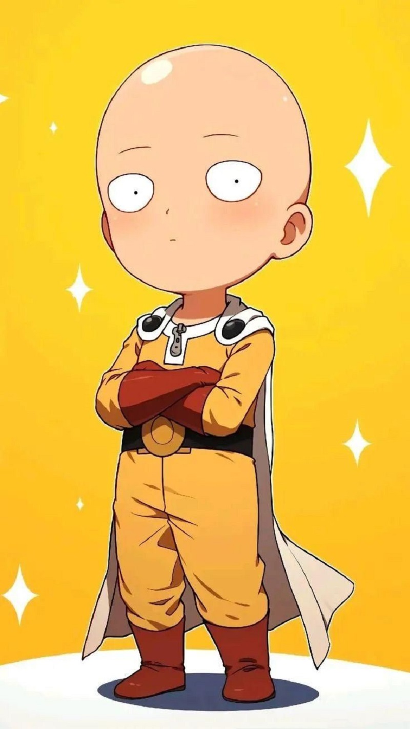 hình saitama chibi đáng yêu