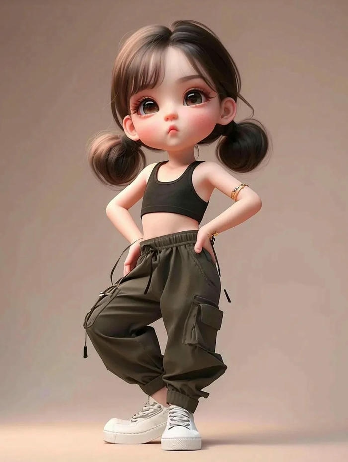 ảnh chibi ngầu nữ