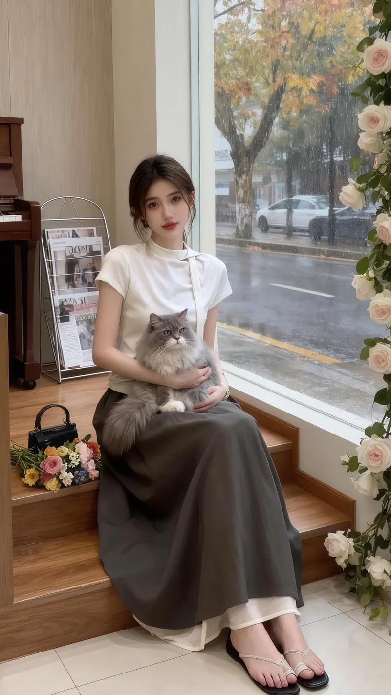 ảnh gái xinh công sowr thow