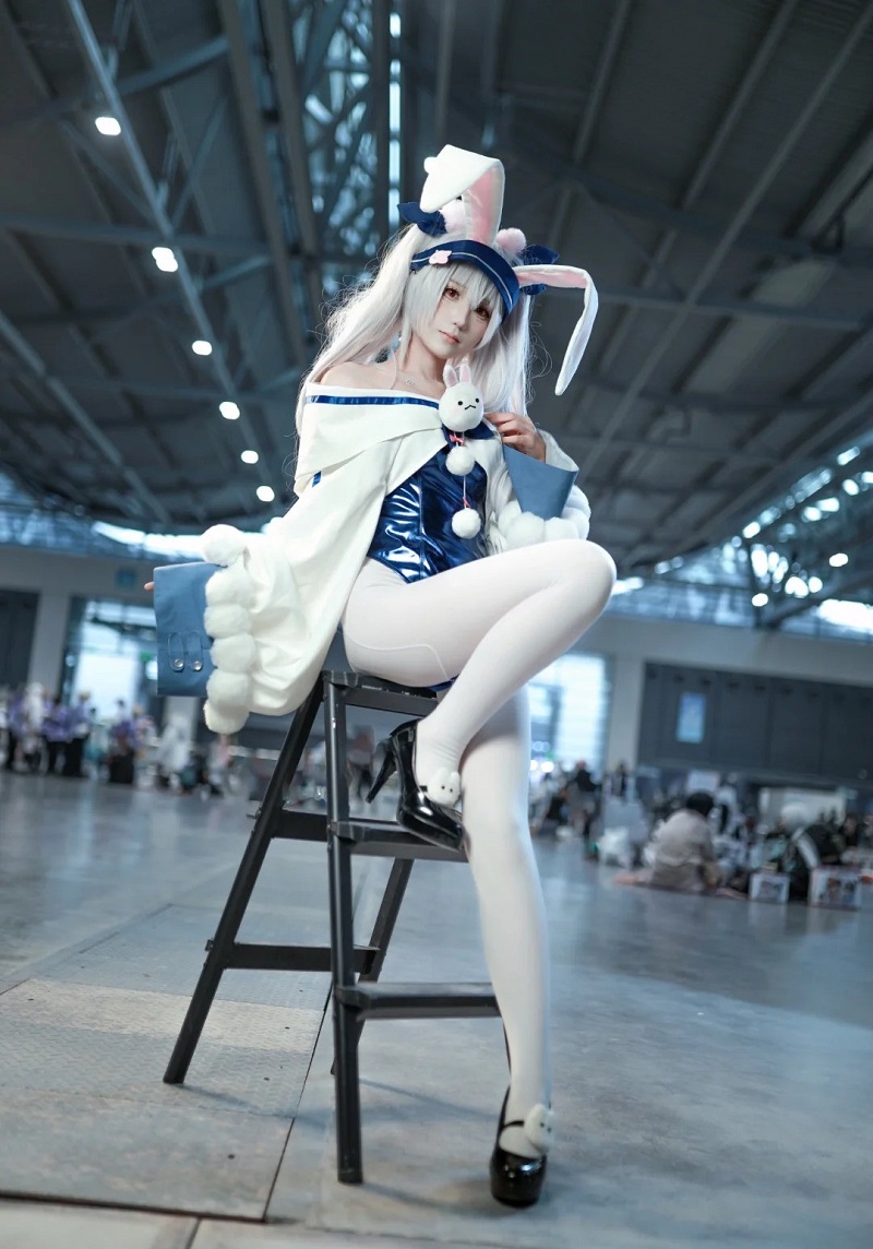 ảnh gái xinh cosplay thỏ cực xinh