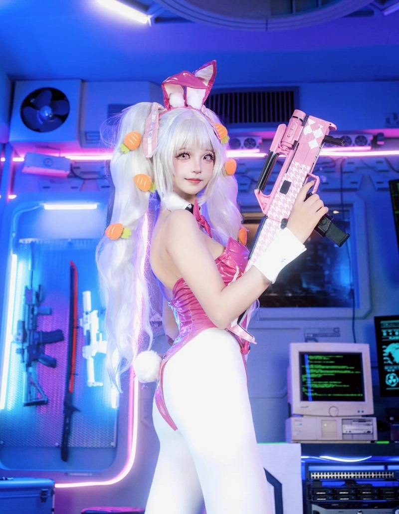 ảnh gái xinh cosplay thỏ hd đẹp