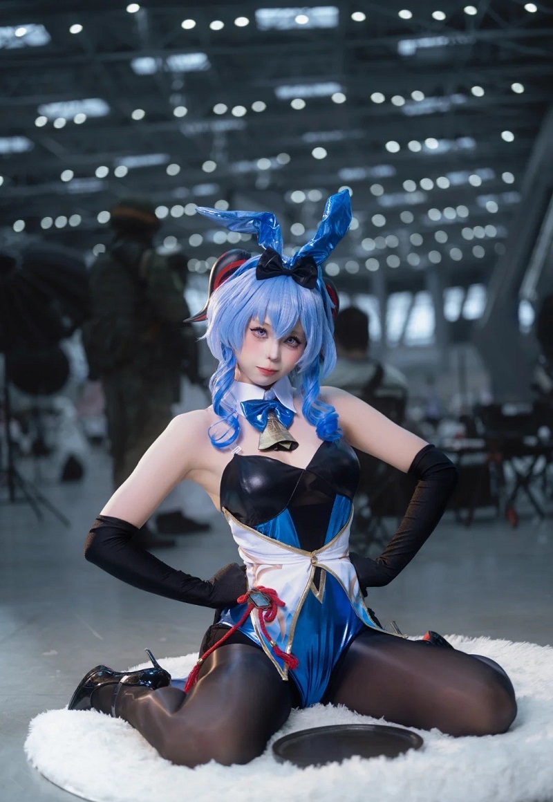 ảnh gái xinh cosplay thỏ siêu xinh