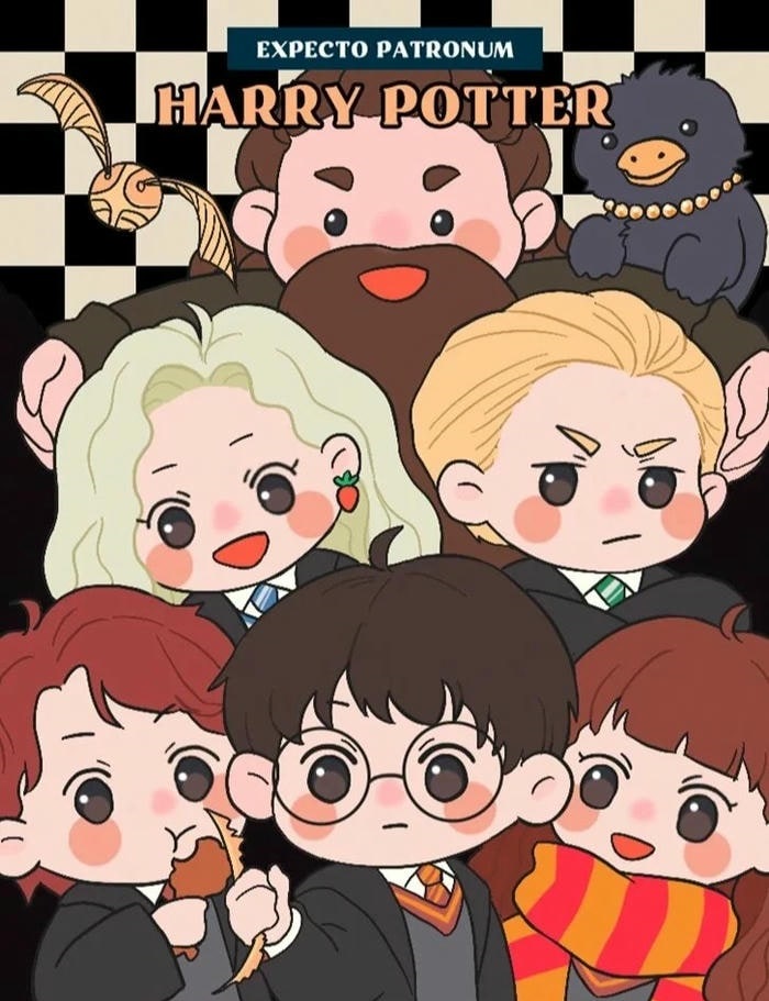 ảnh harry potter chibi nhân vật