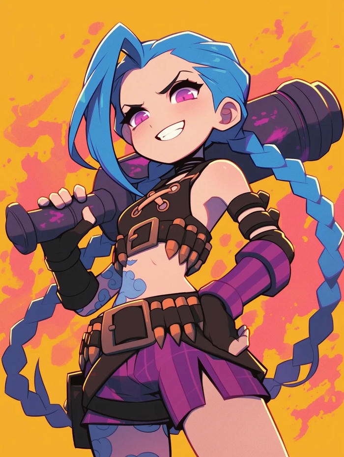 ảnh jinx chibi 4k