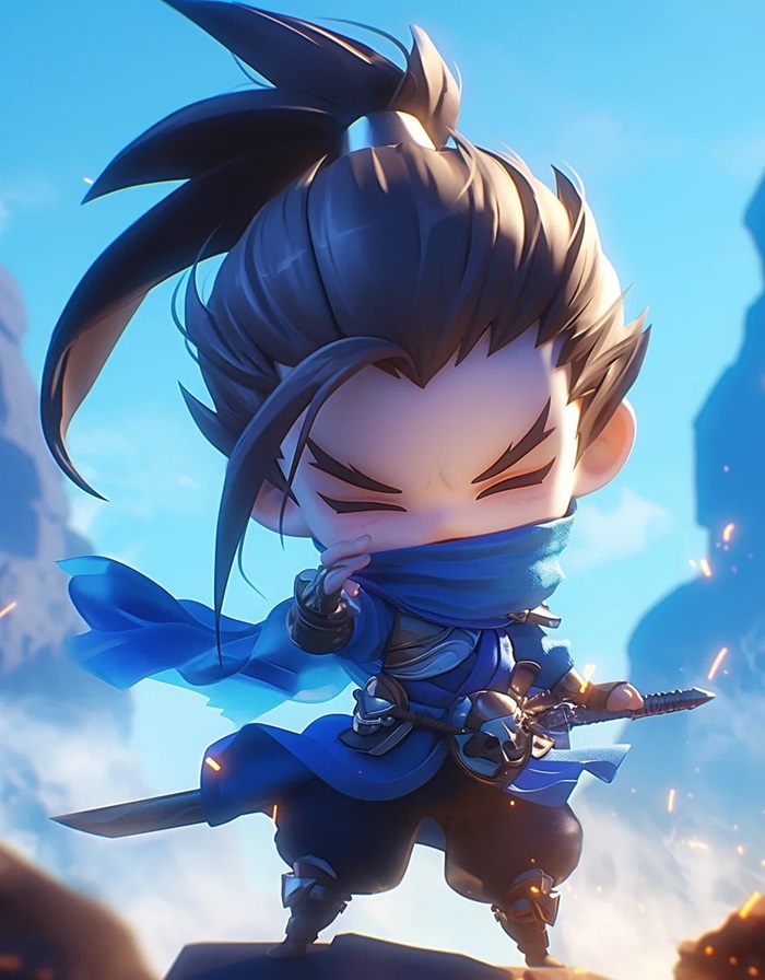 ảnh liên minh chibi yasuo