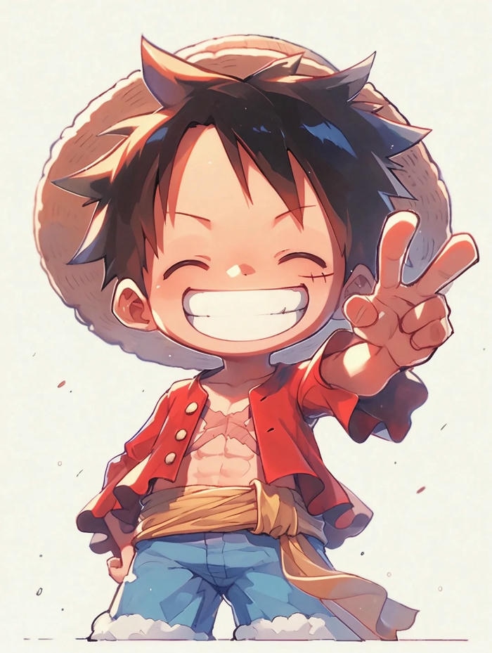 ảnh luffy chibi 3k