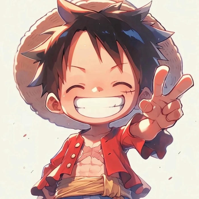 ảnh luffy chibi hai