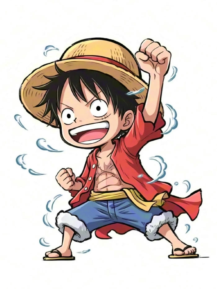 ảnh luffy chibi ngộ nghĩnh