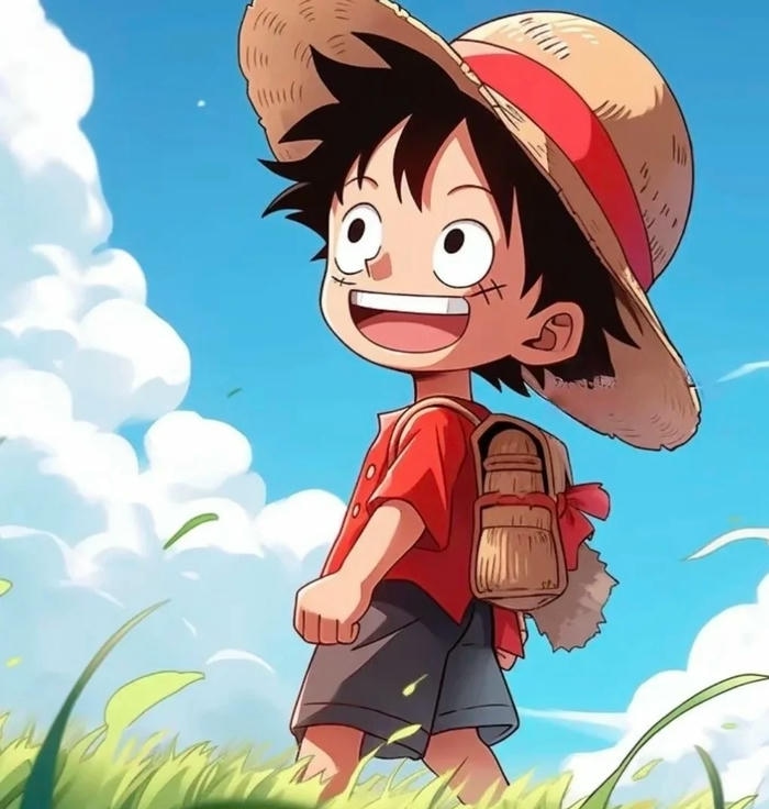 ảnh luffy chibi trẻ con