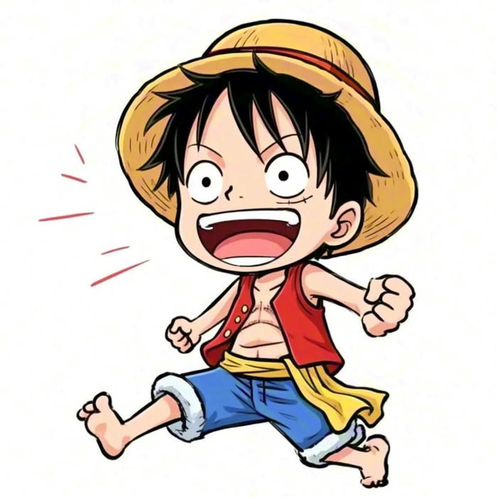 ảnh luffy mũ rơm chibi