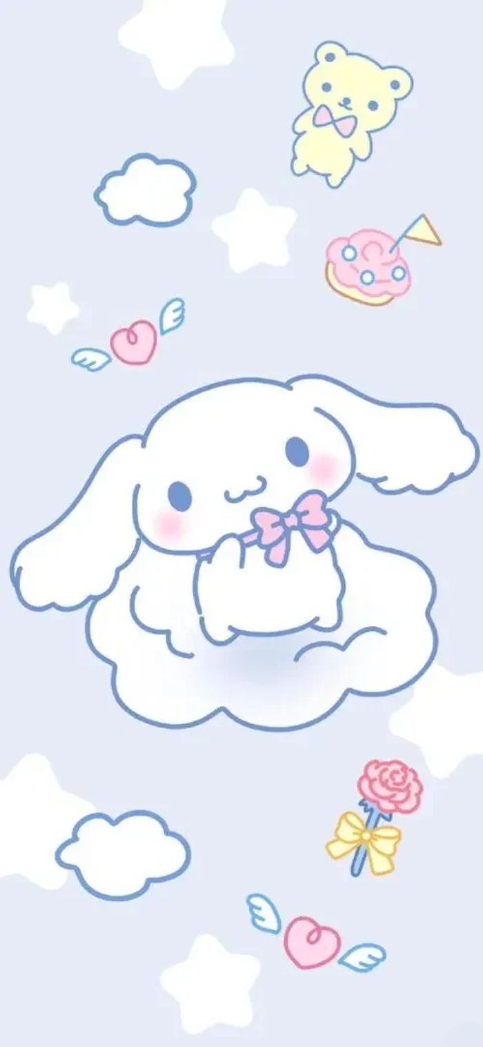 ảnh nền cinnamoroll chibi cute