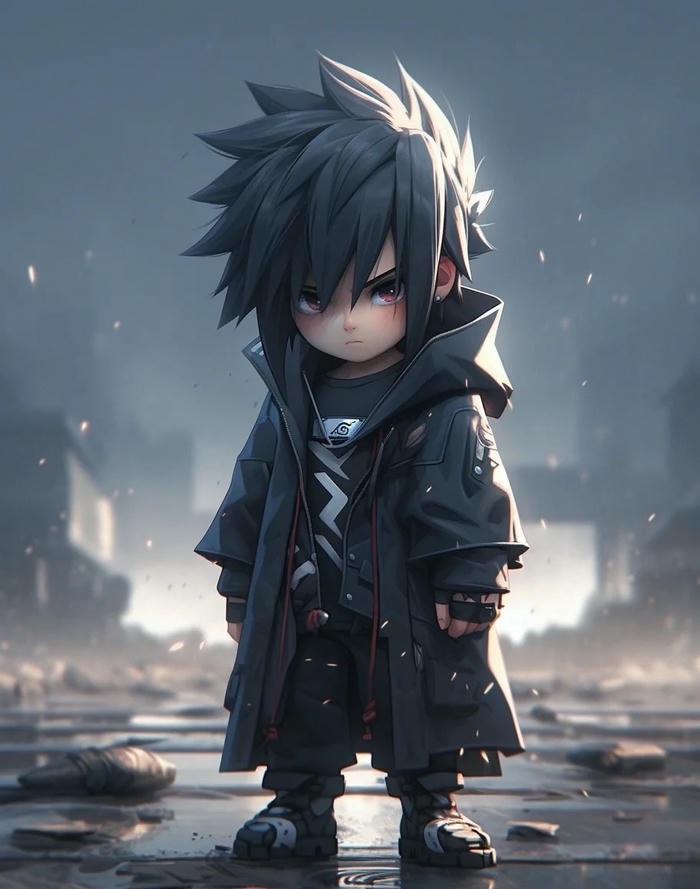 ảnh sasuke chibi trẻ con