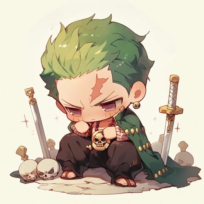 ảnh zoro chibi mặt sẹo