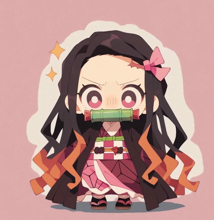 anime nezuko chibi cute