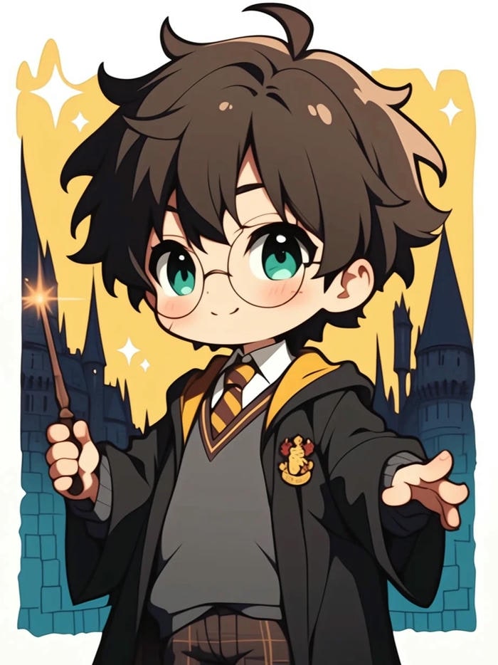 chibi harry potter