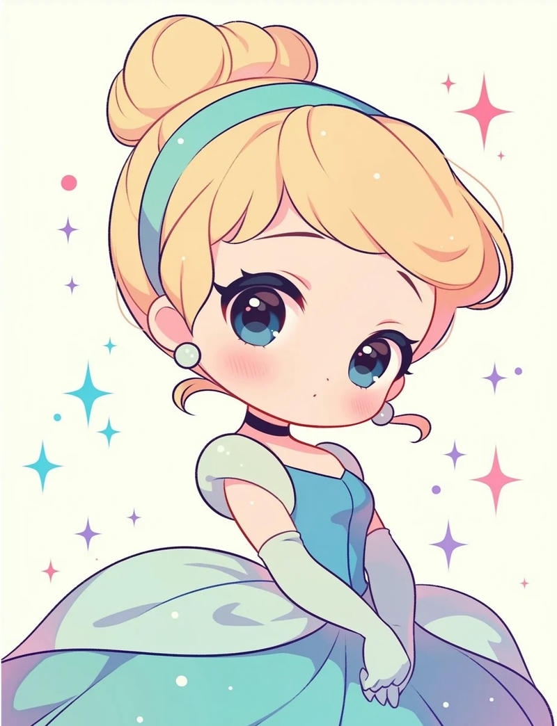 chibi nữ ngầu