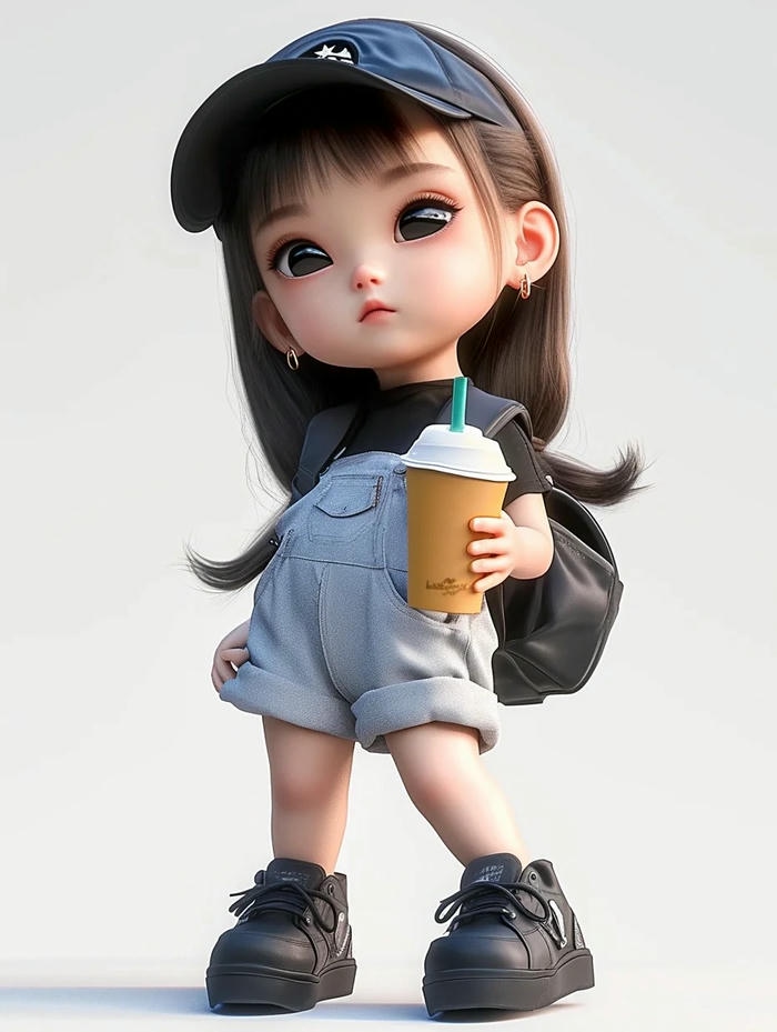 chibi nữ ngầu