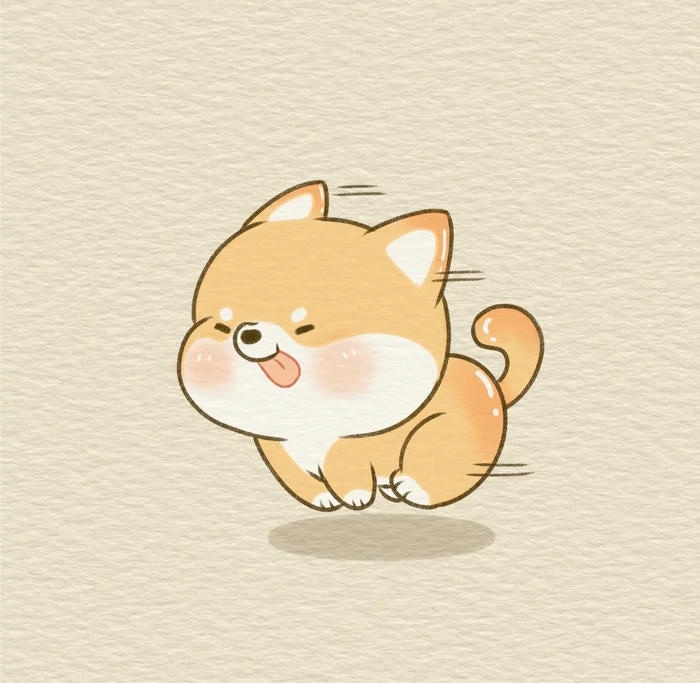 chó shiba chibi