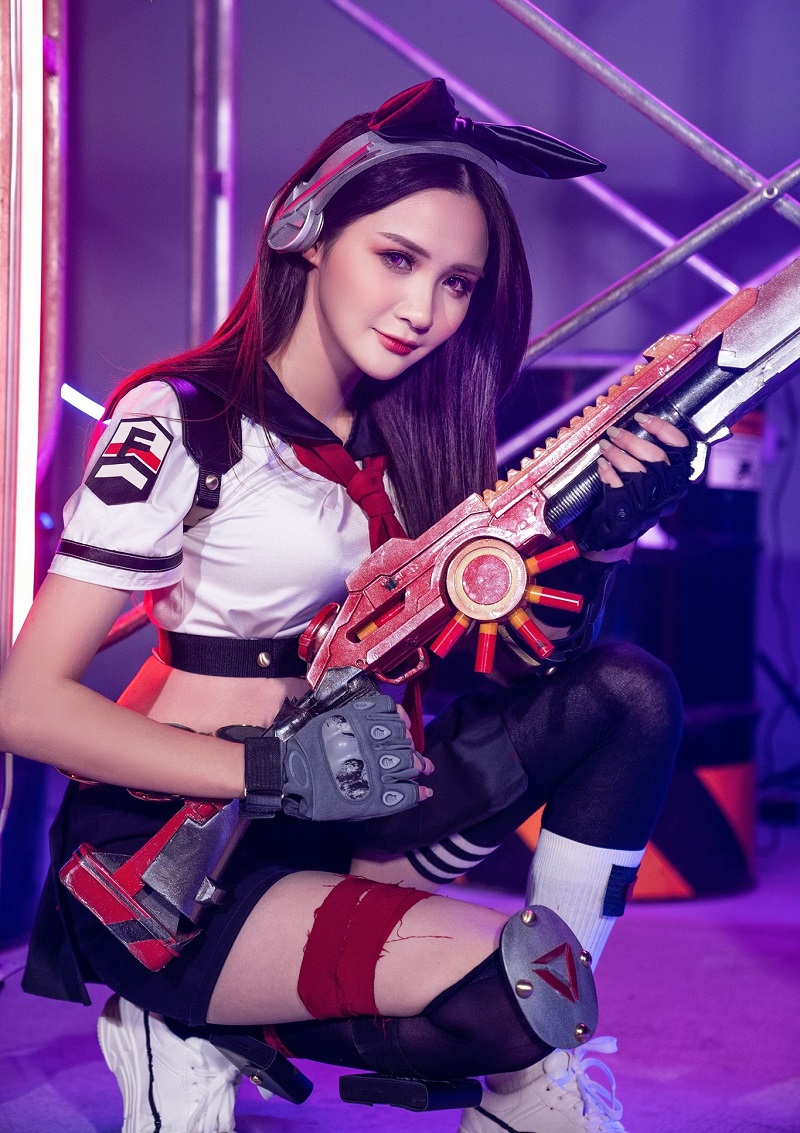 gái xinh cosplay free fire full hd xinh