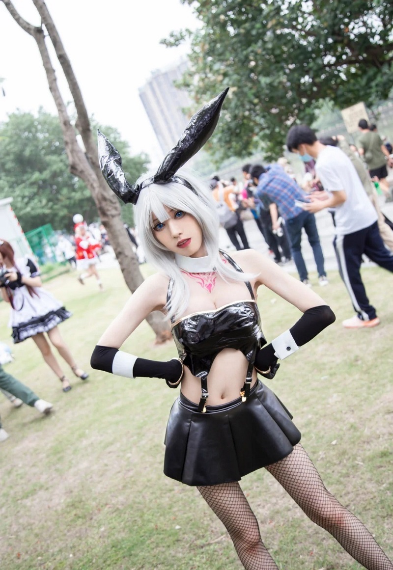 gái xinh cosplay thỏ siêu xinh