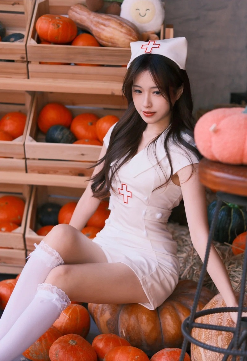 gái xinh cosplay y tá hd cực đẹp